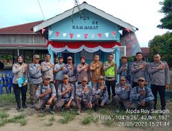 Pos Satkamling Desa Raja Barat Dinilai Tim Polda Sumsel, Kapolres PALI Apresiasi Semangat Warga