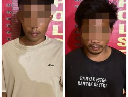 Dua Terduga Pelaku Pencuri  Buah Sawit PT Surya Bumi Agro Langgeng  Berhasil Diringkus Tim Elang Polsek Talang Ubi 