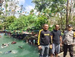Jaga Kondusifitas di Hari Libur, Polsek Penukal Abab Monitoring Kawasan Wisata Paye Biru Betung Selatan