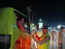 Jaga Sitkamtibmaas, Polsek Talang Ubi Gelar KRYD