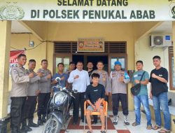 Polsek Penukal Abab Ungkap Kasus Penipuan dan Penggelapan Sepeda Motor, Pelaku Ditangkap di Palembang