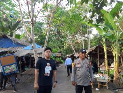 Polsek Penukal Abab Laksanakan PAM dan Himbauan Kamtibmas di Objek Wisata Paye Biru, Pengunjung Capai 300 Orang