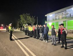 KRYD Skala Besar Polres PALI: Polisi Kepung Simpang Tiga, Deteksi Dini Kejahatan dan Tekan Pelanggaran Lalu Lintas