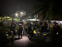 Cegah Gangguan Kamtibmas, Sat Samapta Polres PALI Gelar Patroli Perintis Presisi 