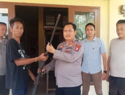 Kapolres PALI Apresiasi Kesadaran Hukum Masyarakat Terkait Warga Serahkan Senpi Rakitan ke Polsek Tanah Abang