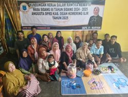 Dalam Reses lIl, Maryani DPRD OKI Siap Perjuangkan Aspirasi Masyarakat di Davil VI