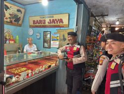 Sat Samapta Polres PALI Gelar Patroli Presisi, Antisipasi Premanisme dan Kriminalitas di Sekitar Pasar Induk