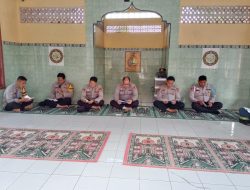 Perkuat Karakter Spiritual Anggota, Polsek Talang Ubi Gelar Binrohtal 