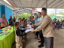 Program Pengentasan Stunting dan Gizi Buruk, Kades Tanjung Kurung Salurkan DD Tahun 2025 Pemberian Makanan Tambahan dan Seragam Gratis Bagi Siswa SD Berprestasi