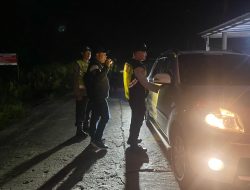 30 Pengendara Dapat Teguran Saat Polsek Penukal Abab Gelar Razia Terpadu KRYD,  Situasi Kamtibmas Tetap Kondusif