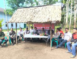 Polsek Penukal Abab Sambangi Warga Desa Raja Jaya, Pererat Sinergi dan Cegah Gangguan Kamtibmas