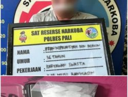 Terduga Pengedar Sabu Dibekuk Satreskoba Polres PALI, Segini BB yang Berhasil Diamankan