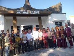 Resmikan Kantor Kepala Desa Betung Barat, Ini Pesan Bupati PALI