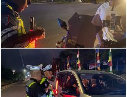 Ini yang Dilakukan Tim UKL III Polres PALI Terhadap Pengendara Tidak Patuh Aturan Lalu Lintas 