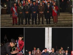 Hadir di Upacara Renungan Suci Taman Makan Pahlawan, Ini Pesan Kapolres PALI 