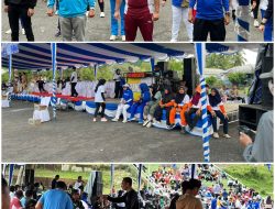 Polres PALI Pastikan Keamanan Kondusif Kegiatan Jalan Santai HUT PAN ke-27 