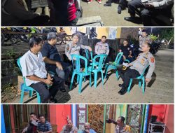 Polres PALI Sambangi Tokoh Masyarakat Talang Ubi, Redam Isu Nasional dan Jaga Kondusifitas