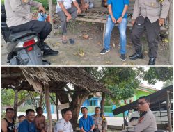 Cegah Isu Provokatif di Masyarakat, Polsek Penukal Utara Intensifkan Patroli Sambang