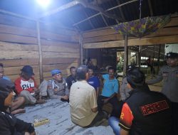 Wujudkan Keamanan dan Cegah Isu Hoaks, Polsek Penukal Utara Intensifkan Patroli Sambang