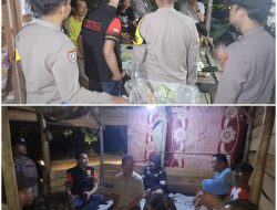 Antisipasi Isu Hoaks dan Jaga Kamtibmas, Polsek Penukal Utara Gencarkan Patroli Sambang