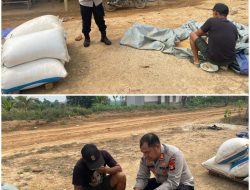 Monitoring Ketahanan Pangan Jagung di Desa Benakat Minyak, Ini Kata Kapolres PALI