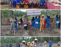 Dukung Program Ketahanan Pangan Nasional, Polres PALI Laksanakan Penanaman Jagung di Desa Tempirai Selatan