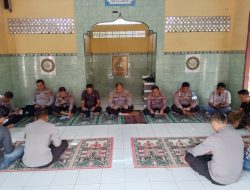 Tingkatkan Iman dan Kekompakan Personel, Polsek Talang Ubi Gelar Binrohtal