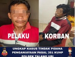 Terduga Pelaku Penganiayaan di Desa Semangus Berhasil Diamankan Polsek Talang Ubi 