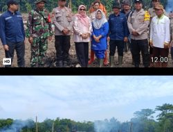 Dukung Program Ketahanan Pangan Nasional, Polsek Tanah Abang Hadiri Penanaman Jagung di Desa Pandan 