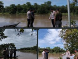 Polsek Tanah Abang Intensifkan Patroli dan Monitoring Banjir Terkait Meningkatnya Debit Air Sungai Lematang 