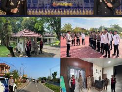 Wujudkan Sitkamtibmas Kondusif, Polres PALI Gelar Patroli Skala Besar dan Penebalan Mako