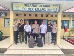 Ungkap Kasus Penggelapan Ban Dump Truck, Dua Pelaku Diamankan Unit Reskrim Polsek Talang Ubi 