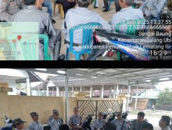 Bhabinkamtibmas Polsek Talang Ubi Hadir Dampingi Warga Disosialisasi Kesehatan di Desa Sungai Baung
