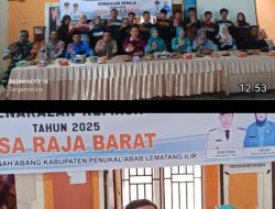 Hadiri Sosialisasi Bahaya Pernikahan Dini dan Kenakalan Remaja di Desa Raja Barat, Ini Kata Kapolsek Tanah Abang 
