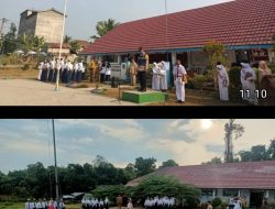 Bhabinkamtibmas Polsek Talang Ubi Jadi Pembina Upacara di Sejumlah Sekolah