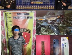 Terduga Pelaku Curat Berhasil Unit Reskrim Diamankan Polsek Tanah Abang