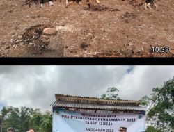Wujud Sinergi untuk Ketahanan Pangan, Polres PALI Hadiri Penanaman Jagung di Desa Talang Akar