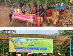 Polsek Talang Ubi Dukung Program Ketahanan Pangan Nasional, Tanam Jagung di Desa Sukamaju