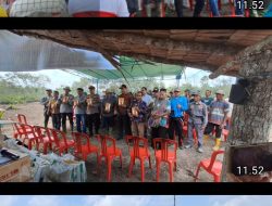 Hadir di Acara Penanaman Jagung di Desa Kota Baru, Ini Kata Kapolsek Penukal Utara 