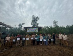 Dukung Program Ketahanan Pangan Melalui Penanaman Jagung di Desa Tambak, Ini Kata Polsek Penukal Utara