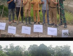 Hadir di Acara Tanam Jagung di Desa Muara Ikan, Wujud Polsek Penukal Utara Dukung Program Ketahanan Pangan