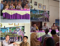 Hadir di Sosialisasi Peningkatan Kemampuan Kasatkamling di Desa Karta Dewa, Ini Kata Kasat Binmas Polres PALI