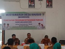 Penyegaran BUMDes Pengabuan Timur, Semangat Baru Menuju Desa Tangguh Pangan