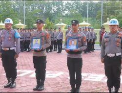 Gelar Upacara PTDH Dua Personelnya, Kapolres PALI: “Disiplin dan Integritas Adalah Harga Mati”