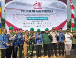 Perkuat Ekonomi Lokal PALI, Pemdes Simpang Tais Gelar Peletakan Batu Pertama Koperasi Merah Putih 