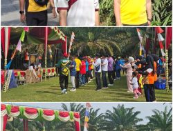 Semarak HUT Penukal Utara ke-23: Jalan Santai dan Senam Massal Bangun Semangat Kebersamaan