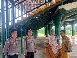 Dampingi Pengecekan Kesiapan Festival Candi Bumi Ayu 2025, Ini Kata Kapolsek Talang ubi 