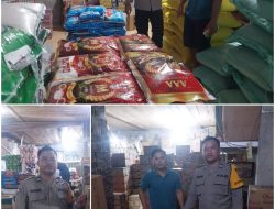 Pantau Harga Beras Jelang Natal dan Tahun Baru, Polsek Penukal Abab Pastikan Stok Aman Meski Harga Naik