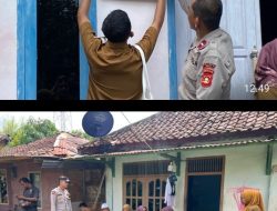 Dorong Transparansi Bantuan Sosial, Polsek Talang Ubi Dampingi Penempelan Stiker PKH 