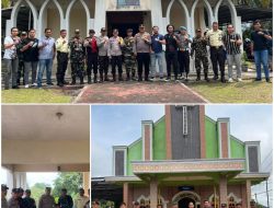Kapolres PALI Tegaskan Komitmen Jamin Keamanan Umat Beribadah, Polsek Talang Ubi Amankan Perayaan Natal di Tiga Gereja